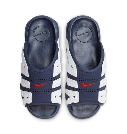 Тапочки мужские Nike Air More Uptempo Slide Blue/White FQ8699-400