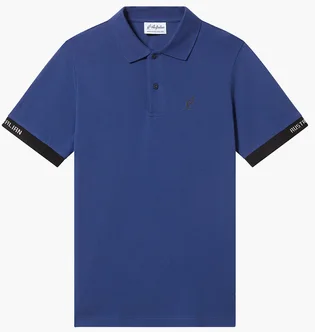 Поло чоловіче AUSTRALIAN Logos Polo Pique El R-Fit Blue LSUPO0063-842