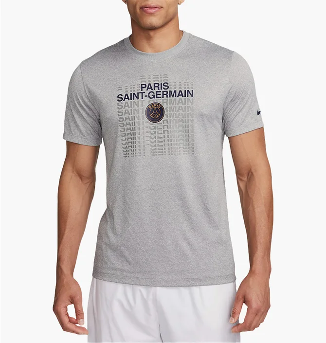 Футболка чоловіча Nike T-Shirt Psg M Nk Rlgd Tee Grey FD1070-063