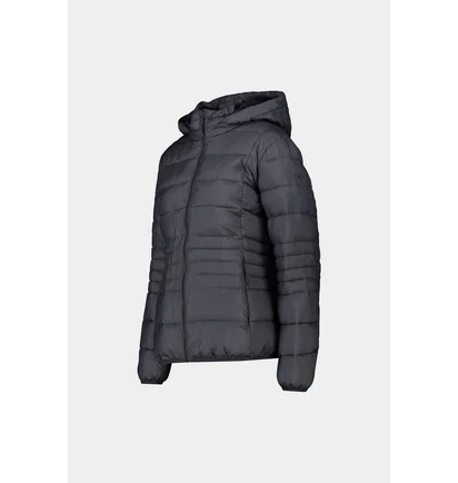 Куртка женская CMP Jacket Snaps Hood Black 33K1706M-U890