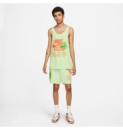 Майка мужская Nike M Nsw Tank World Tour Green Da0935-383