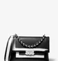 Сумка жіноча Michael Kors Cece Medium Painterly Stripe Leather Shoulder Bag Black 30S0S0EL8O-BLACK-COMBO-11631