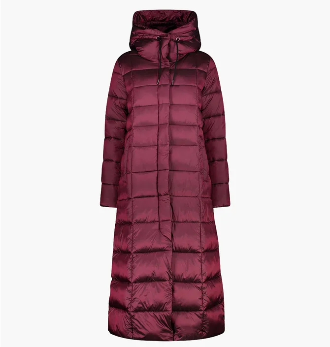 Парка женская Cmp Coat Fix Hood Bordo 32K3136-C913