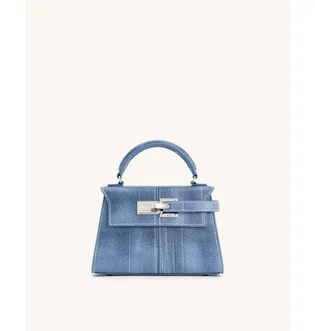 Сумка женская JW PEI Elise Top Handle Bag Blue BB2023BG78419JWP