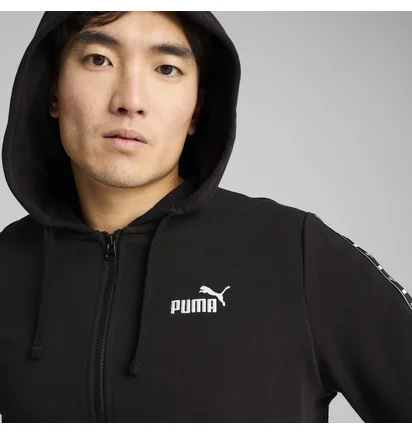 Толстовка мужская Puma Ess Tape Full-Zip Hoodie Black 684678-01