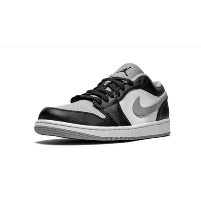 Кросівки чоловічі Air Jordan 1 Low White/Black 553558-039