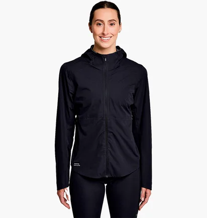 Ветровка женская Saucony Hurricane Waterproof Jacket Black SAW800456-BK