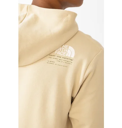 Худи мужское The North Face Graphic Hoodie Beige NF0A87ET3X4