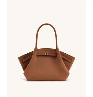 Сумка женская JW PEI Hana Medium Faux Suede Tote Bag Brown BB2024BG92777JWP