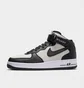 Кроссовки мужские Nike X Stüssy Air Force 1 07 Mid Casual Shoes Black/Grey DJ7840-002