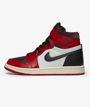 Кроссовки женские Air Jordan 1 Zoom Cmft Patent Chicago Red/White CT0979-610