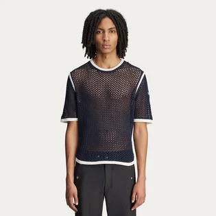 Футболка унисекс Adidas X Wales Bonner Knit Tee Blue KA7052