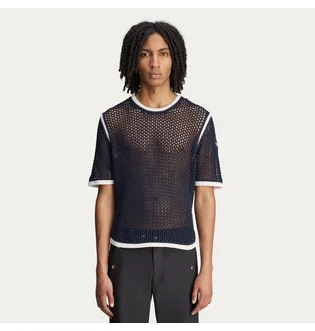 Футболка унисекс Adidas X Wales Bonner Knit Tee Blue KA7052