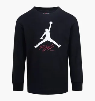 Лонгслив детский Air Jordan Baseline Flight Long Sleeves Tee Black 85C892-023