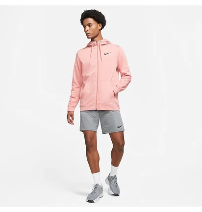 Толстовка мужская Nike Dry Men's Dri-FIT Hooded Fitness Full-Zip Peach CZ6376-685