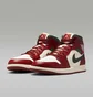 Кроссовки мужские Air Jordan 1 Mid Red/Beige DQ8426-105