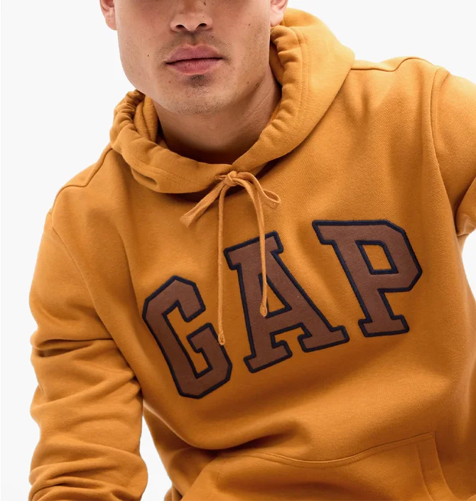 Худі чоловіче Gap Logo Hoodie Orange 546844621