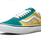 Кеды унисекс Vans Skate Old Skool Turquoise/Yellow VN0A5FCB3LA