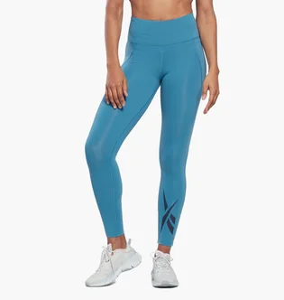 Леггинсы женские Reebok Lux Vector Light Blue Hs4773