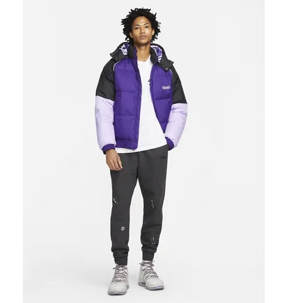 Куртка чоловіча Nike Lebron MenS Down Basketball Jacket Violet/Black DQ6140-547