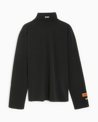 Свитшот мужской Heron Preston Hpny Embroidered Rollneck Sweater Black HMAB027C99JER0021001