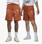 Шорты унисекс Air Jordan Artist Series By Umar Rashid Mesh Shorts Orange DX9720-812
