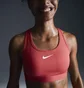 Топ жіночий Nike Swoosh Medium Support Pink DX6821-629