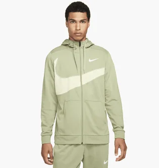 Толстовка мужская Nike Df Flc Hd Fz Energ Green FB8575-386
