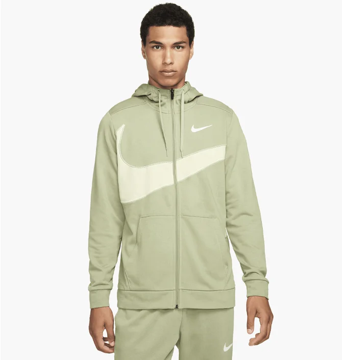 Толстовка чоловіча Nike Df Flc Hd Fz Energ Green FB8575-386