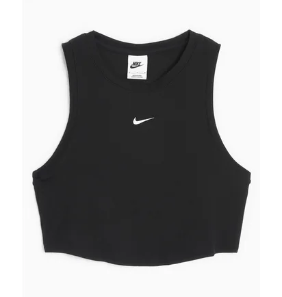 Топ жіночий Nike Sportswear Essentials Ribbed Tank Top Black FB8279-010