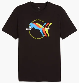 Футболка чоловіча Puma Graphics Multiple Cat Logo Tee Black 684826-01