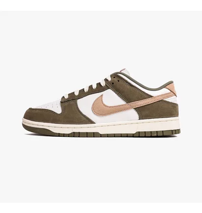 Кроссовки мужские Nike Dunk Low Retro Prm Medium Olive White/Olive FQ8250-200
