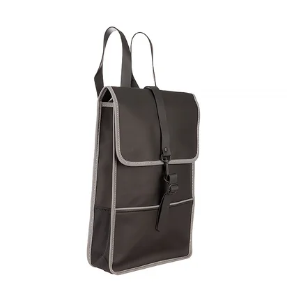 Рюкзак унісекс Rains Backpacks Brown 1280-BLACKREFLECTIVE