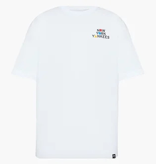 Футболка унісекс 47 Brand New York Yankees Primary Purpo White 646061WW-FS
