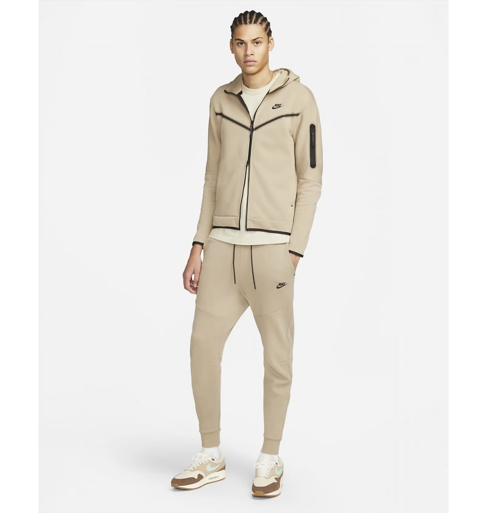 ᐉ Штаны мужские Nike Tech Fleece Joggers Beige Cu4495-247
