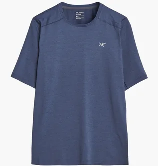 Футболка чоловіча Arc'teryx Cormac Crew Blue Х000007664-BLACK-SAPPHIRE-HEATHER