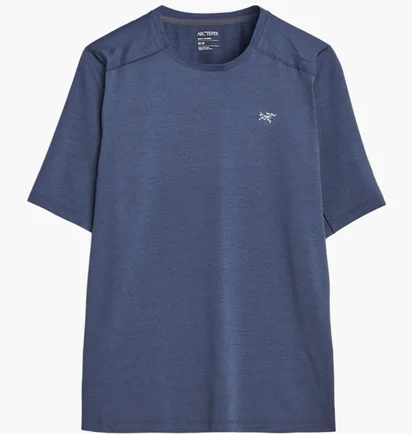 Футболка чоловіча Arc'teryx Cormac Crew Blue Х000007664-BLACK-SAPPHIRE-HEATHER