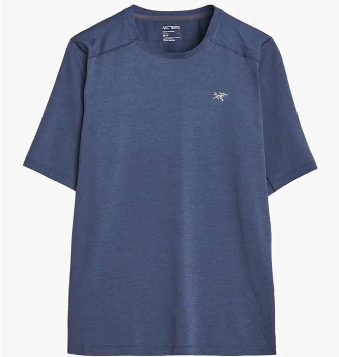 Футболка чоловіча Arc'teryx Cormac Crew Blue Х000007664-BLACK-SAPPHIRE-HEATHER