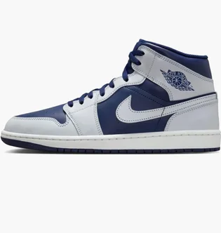 Кроссовки мужские Air Jordan 1 Mid Blue/Light Blue DQ8426-403