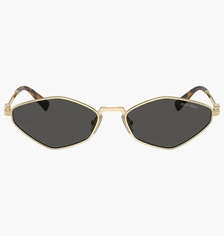 Сонцезахисні окуляри жіночі MIU MIU Grey/Gold 56ZS-ZVN5SO-56