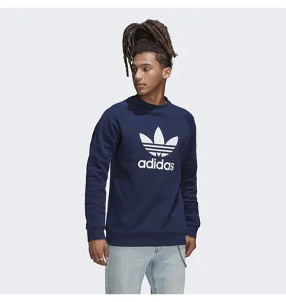 Свитшот мужской Adidas Adicolor Classics Trefoil Crewneck Sweatshirt Black Hk5294