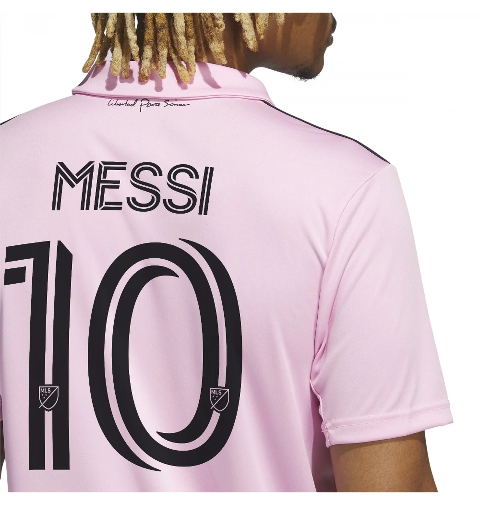 ᐉ Поло мужское Adidas Inter Miami Messi Nn Jersey Pink JE9701