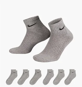 Носки унисекс Nike Everyday Csh Ankl Grey (6 пар) SX7669-064