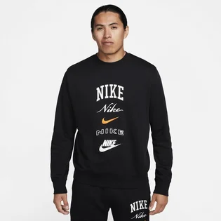 Свитшот мужской Nike Long-Sleeve Crew-Neck Sweatshirt Club Fleece Black FN2610-010