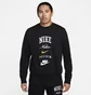 Світшот чоловічий Nike Long-Sleeve Crew-Neck Sweatshirt Club Fleece Black FN2610-010