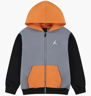 Толстовка детская Air Jordan Brkln Flc Grey/Orange 95F115-J8F