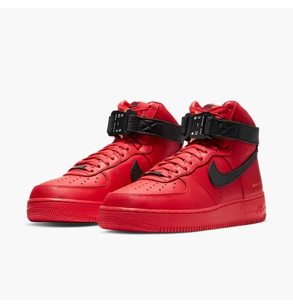 Кроссовки мужские Nike X Alyx Air Force 1 Red CQ4018-601
