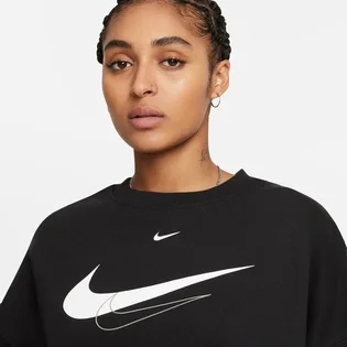 Світшот жіночий Nike W Nsw Trend Crew Flc Swoosh Black Dq4506-010