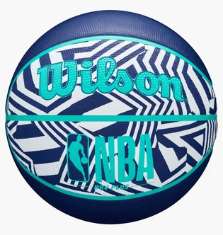 Баскетбольный мяч Wilson Nba Drv Plus Dazzle Camo Bskt Indigo Blue/Turquoise WZ3016102XB6