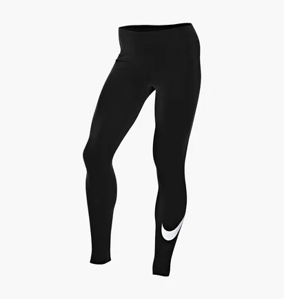 Лосины женские Nike W Nsw Essntl Lggng Swoosh Mr Black CZ8530-010